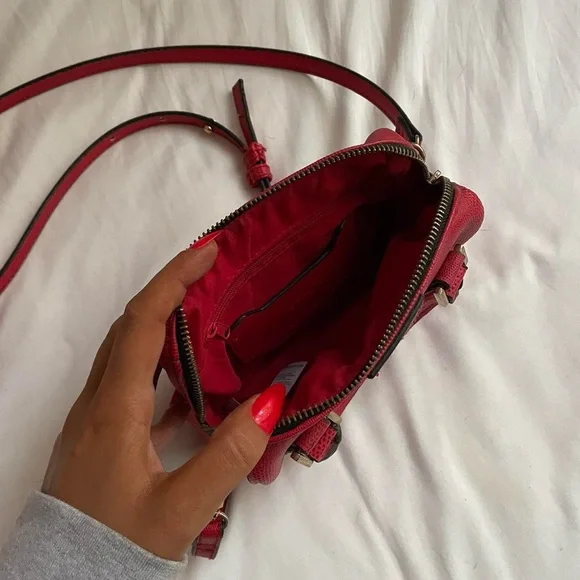 Topshop Red Mini Crossbody - Picture 3 of 5
